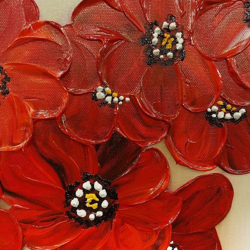 おしゃれな花の絵 (55X80CM) 이미지 3
