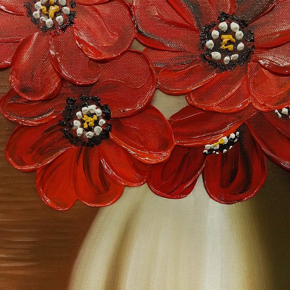 おしゃれな花の絵 (55X80CM) 이미지 4