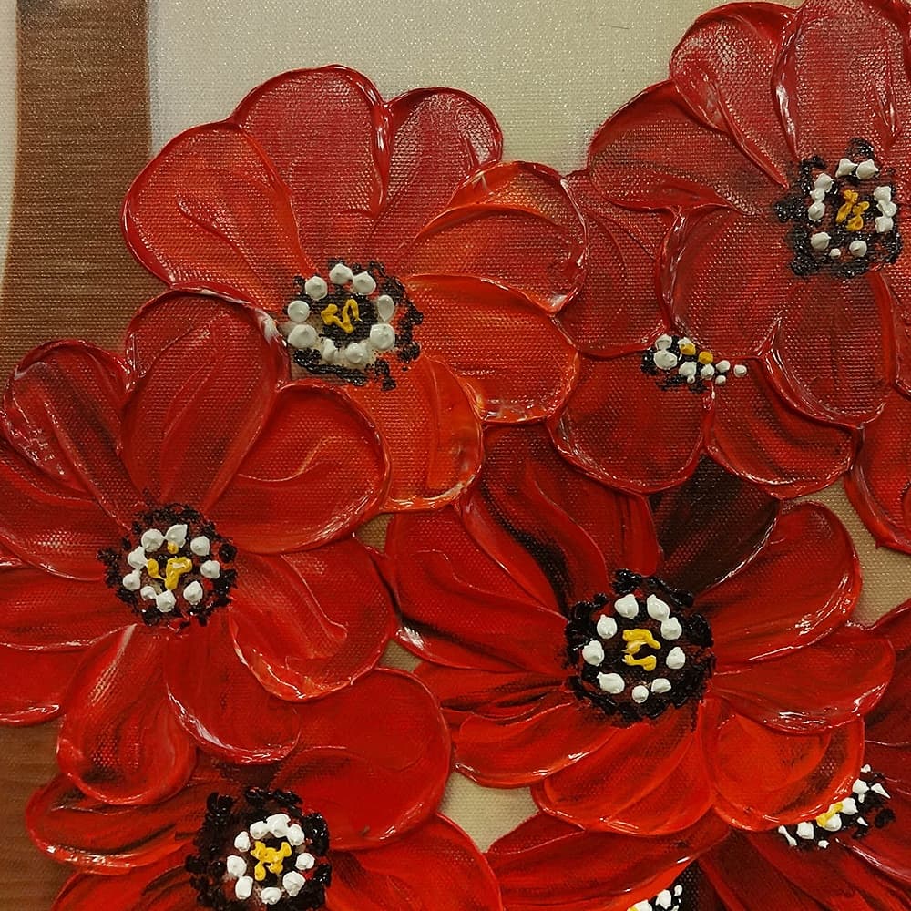 おしゃれな花の絵 (55X80CM) 이미지 2