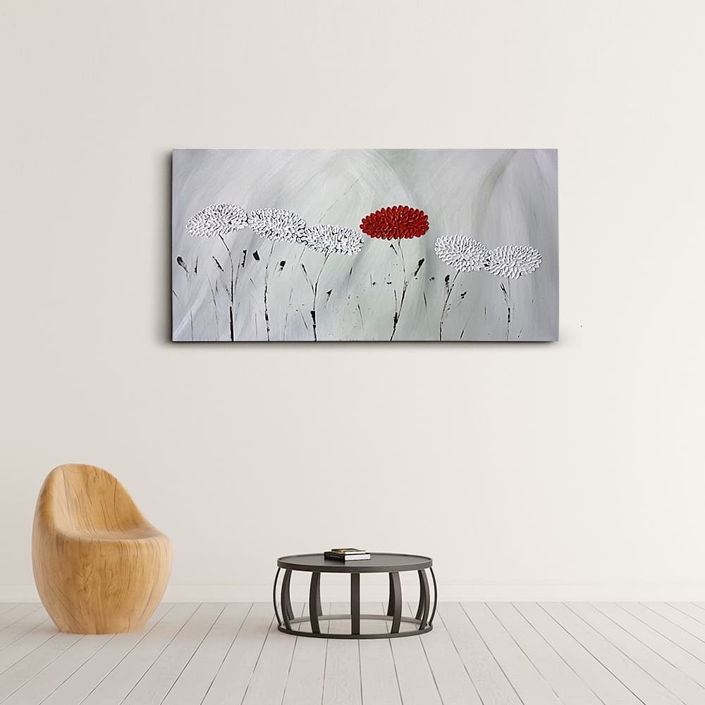 おしゃれな花の絵 2 (50X100CM) 이미지 6