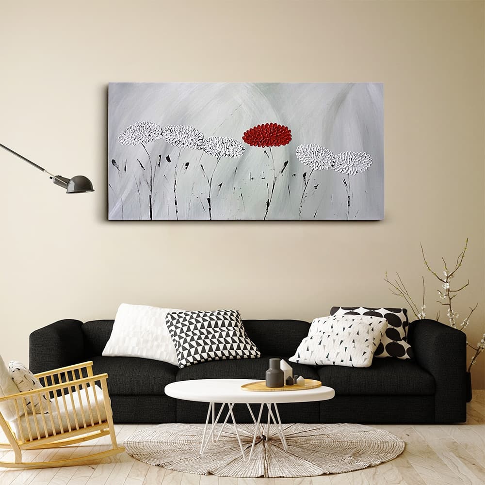 おしゃれな花の絵 2 (50X100CM) 이미지 5