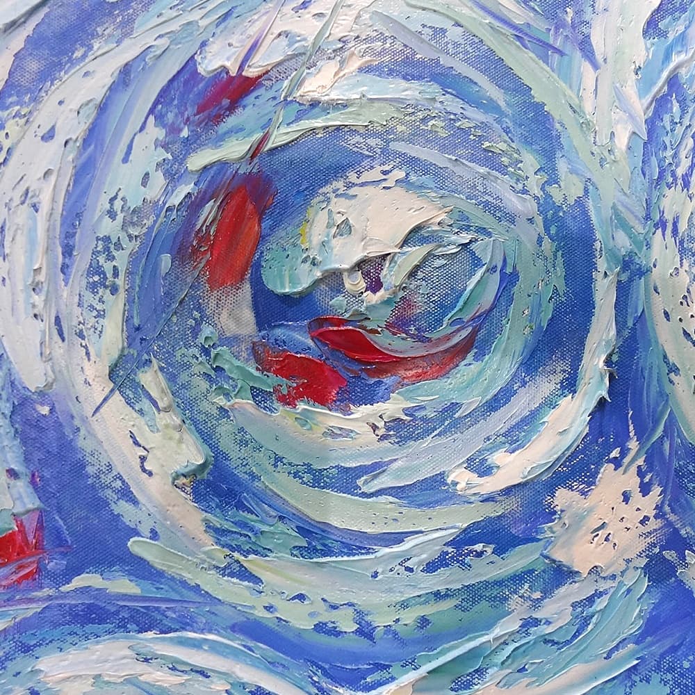 魚の絵 (70X105CM) 이미지 4