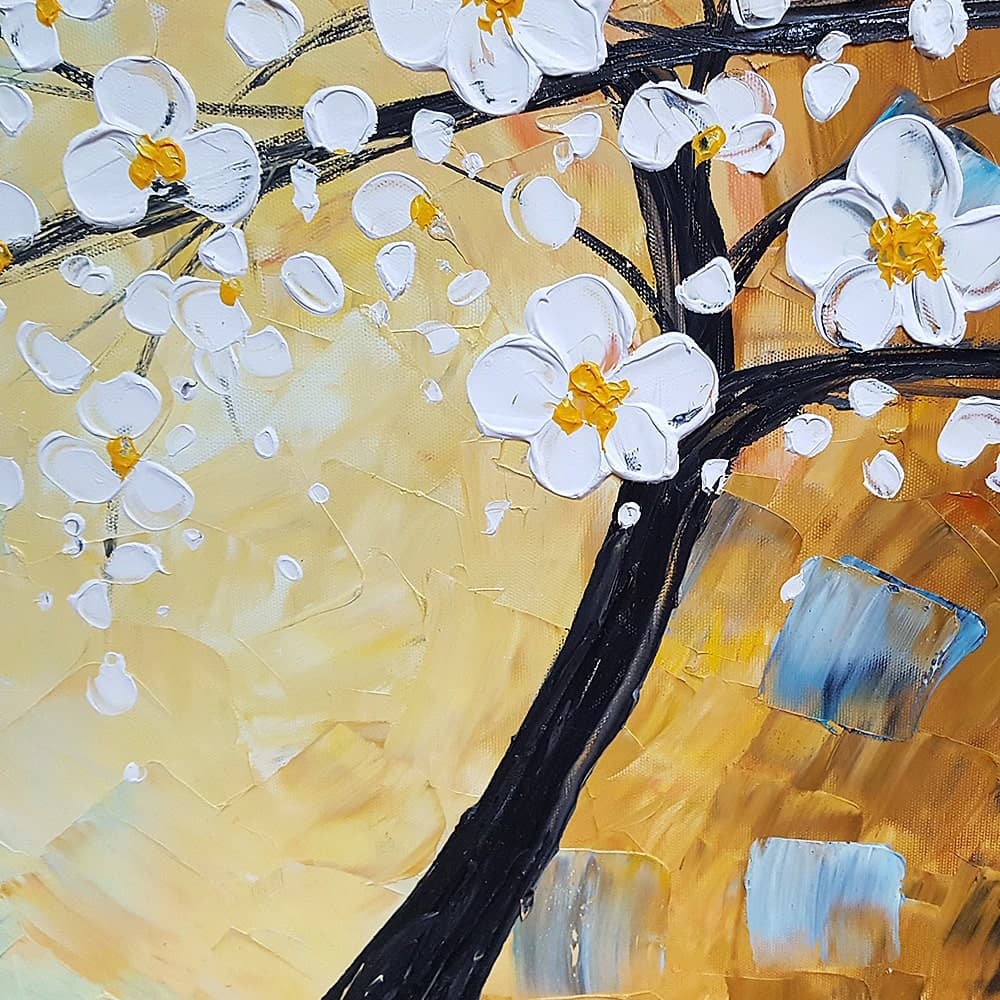おしゃれな花の絵 (50X100CM) 이미지 2