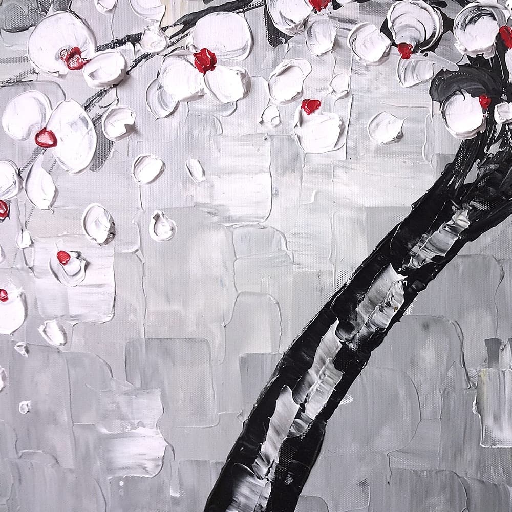 モダン 花の絵 (100X50CM) 이미지 3