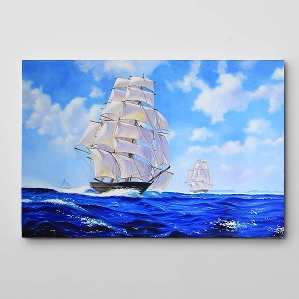 帆船の絵 (60X90CM) 그림