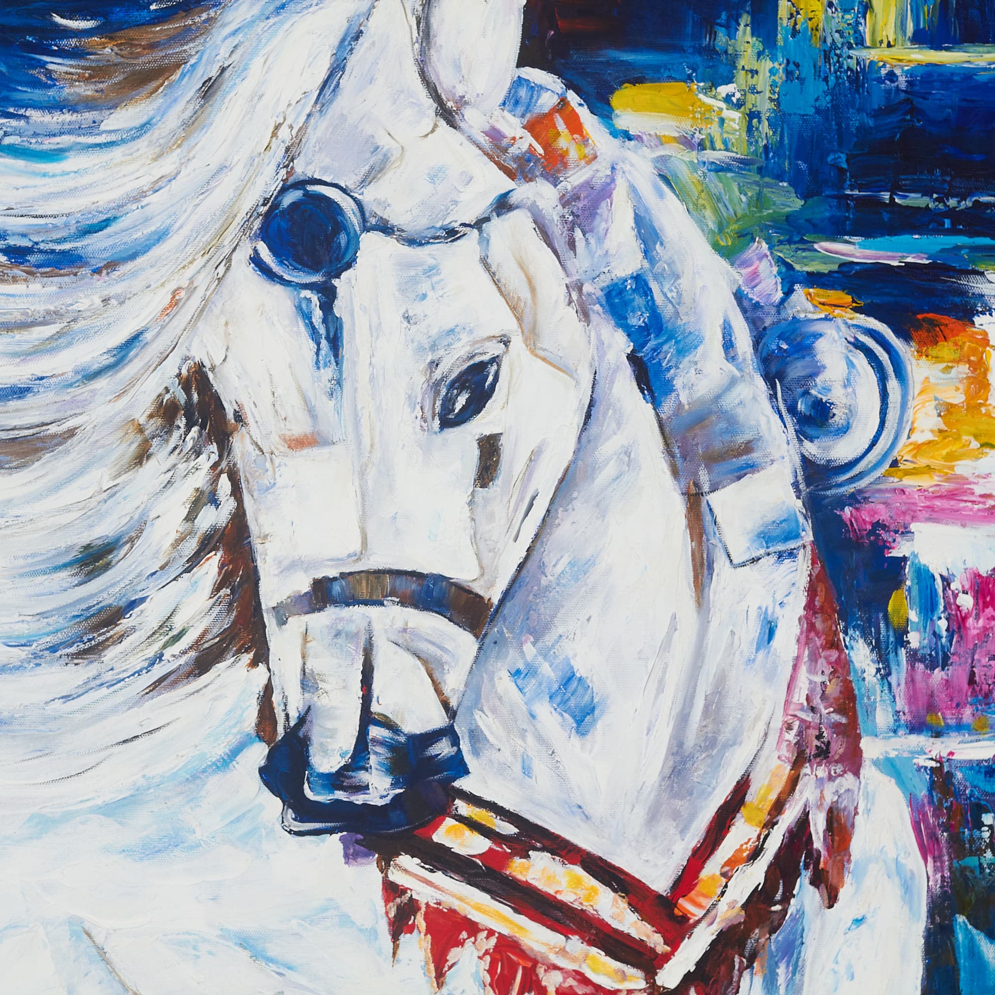 馬の絵2 (95X60CM) 이미지 2
