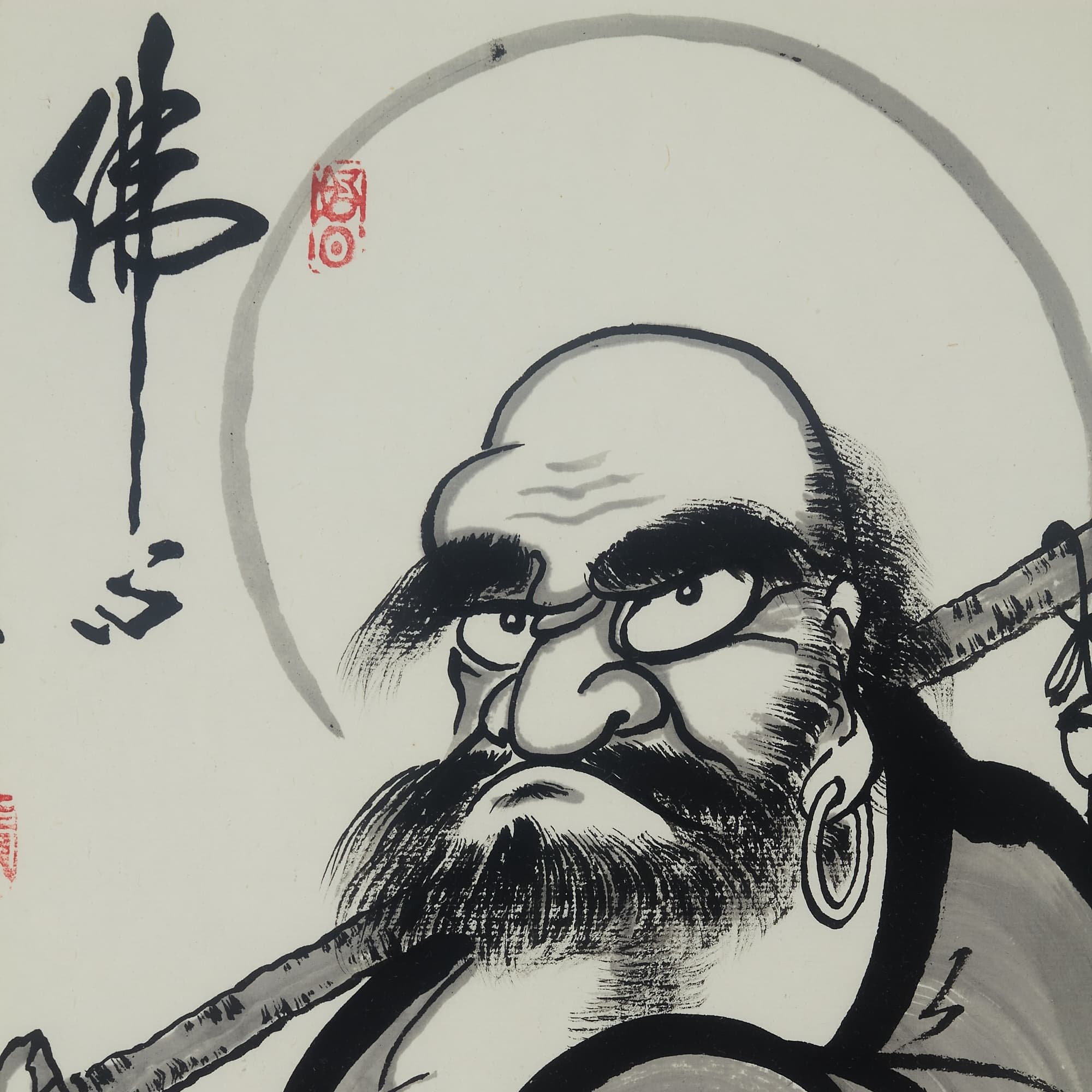 だるま (達磨図) 2 (91X55CM) 이미지 3