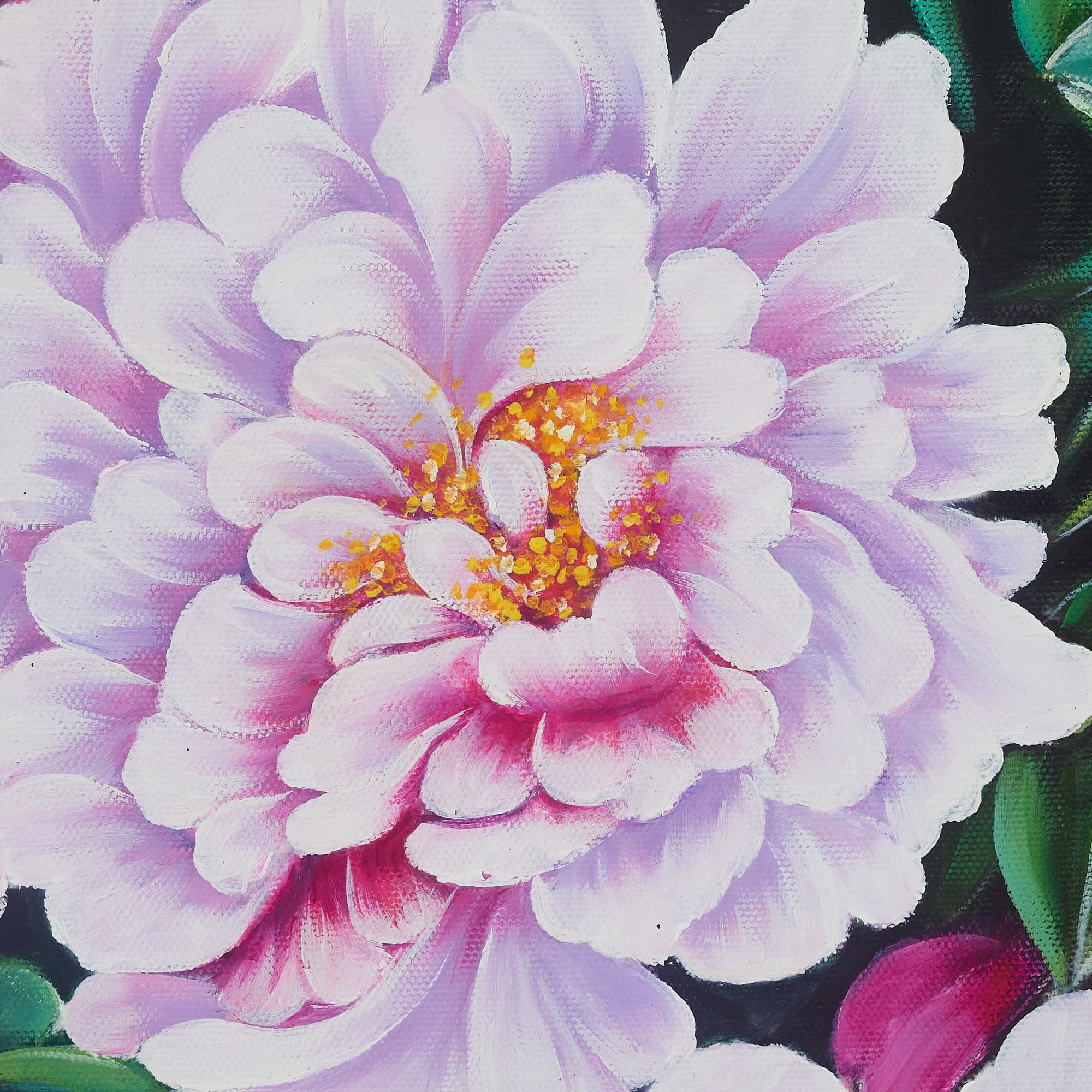 牡丹の絵 5 (60X60CM) 이미지 9