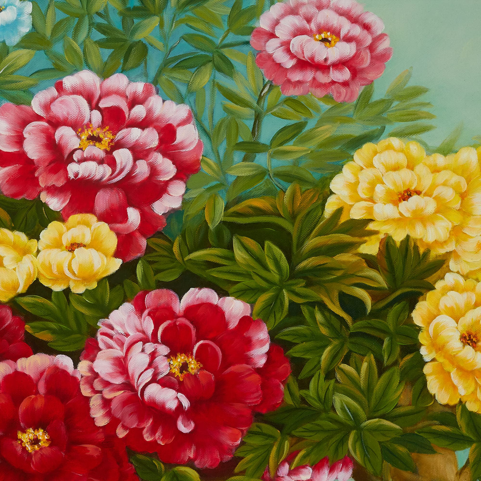牡丹の絵 11 (125X65CM) 이미지 3