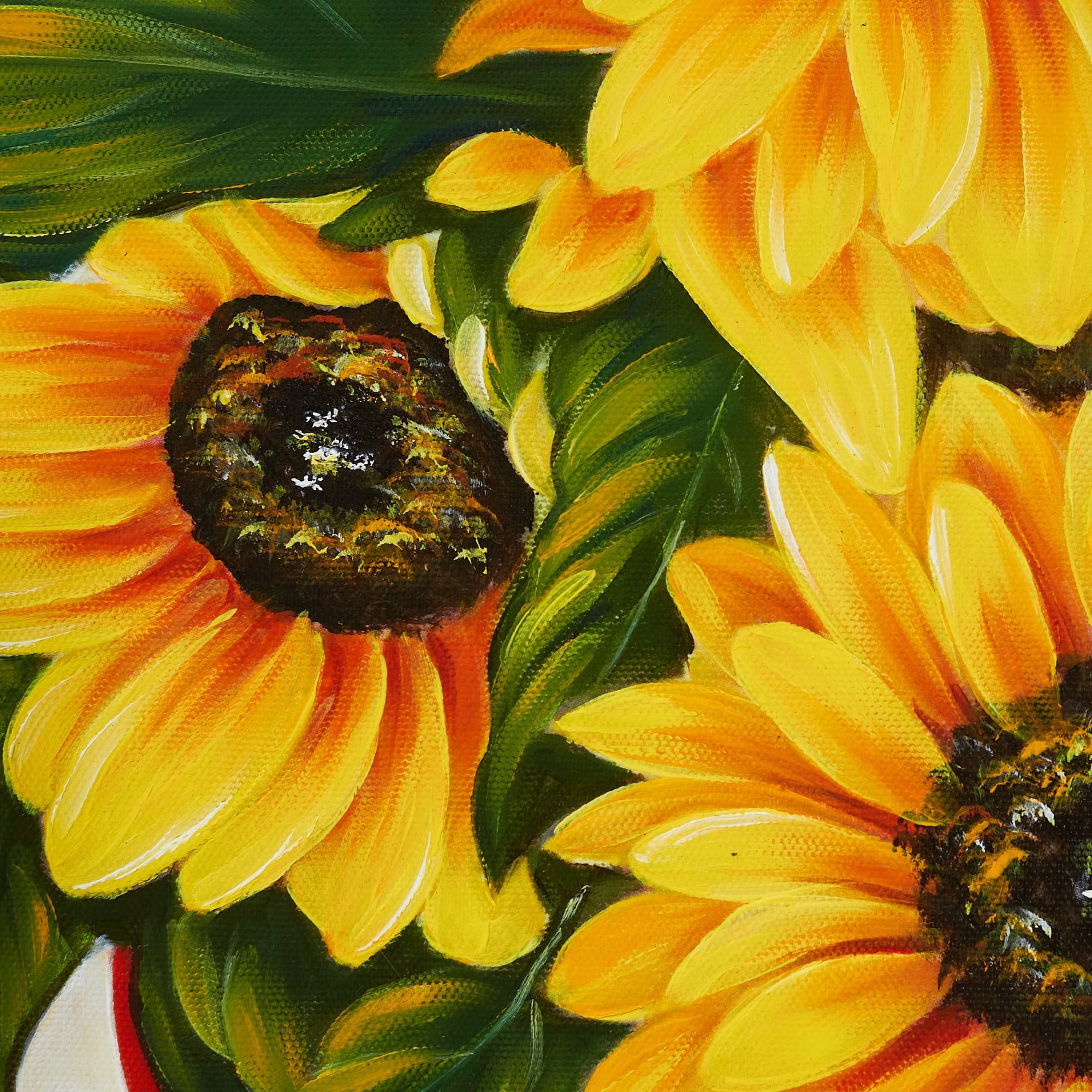 ひまわりの絵 10 (95X50CM) 이미지 4