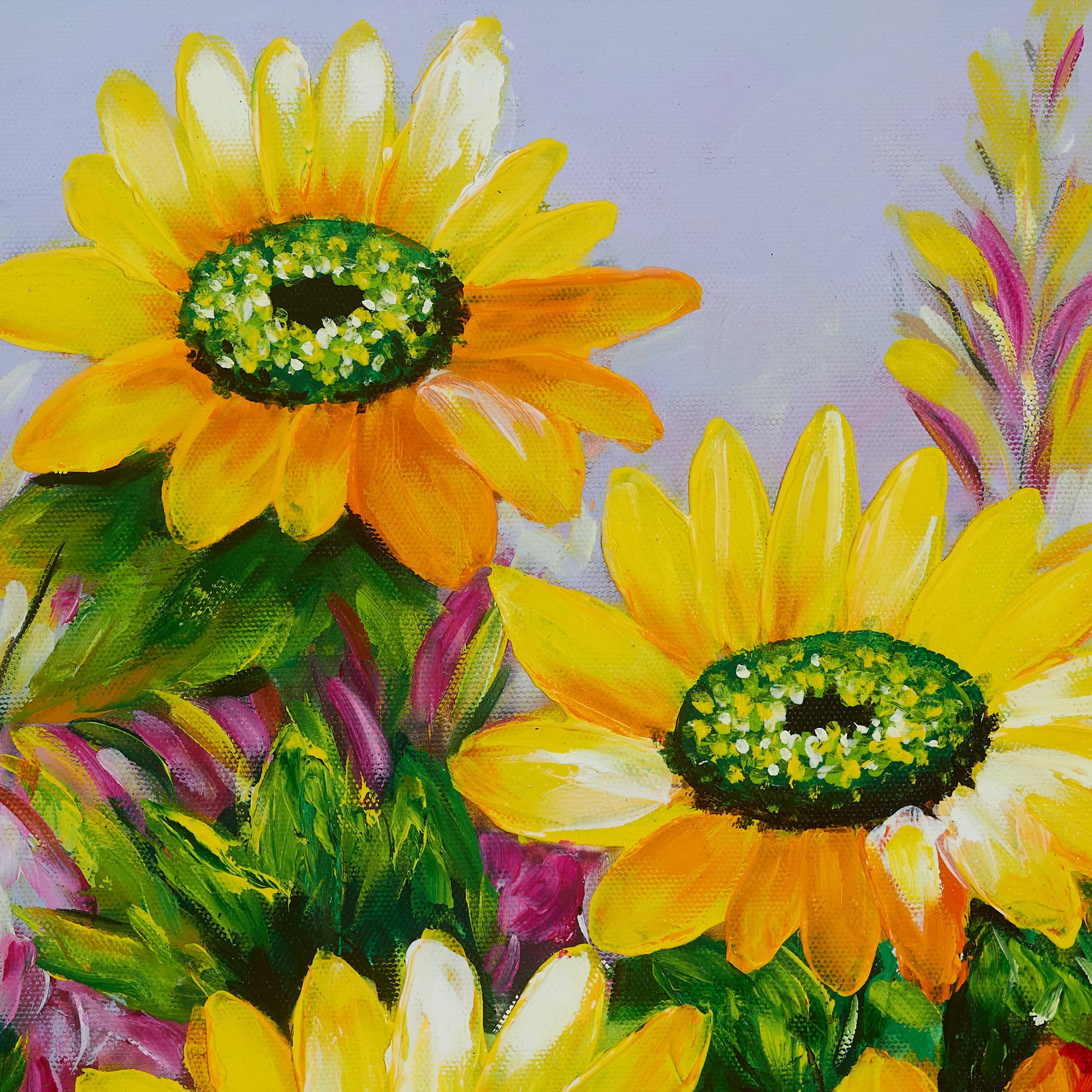 ひまわりの絵 7 (110X65CM) 이미지 5