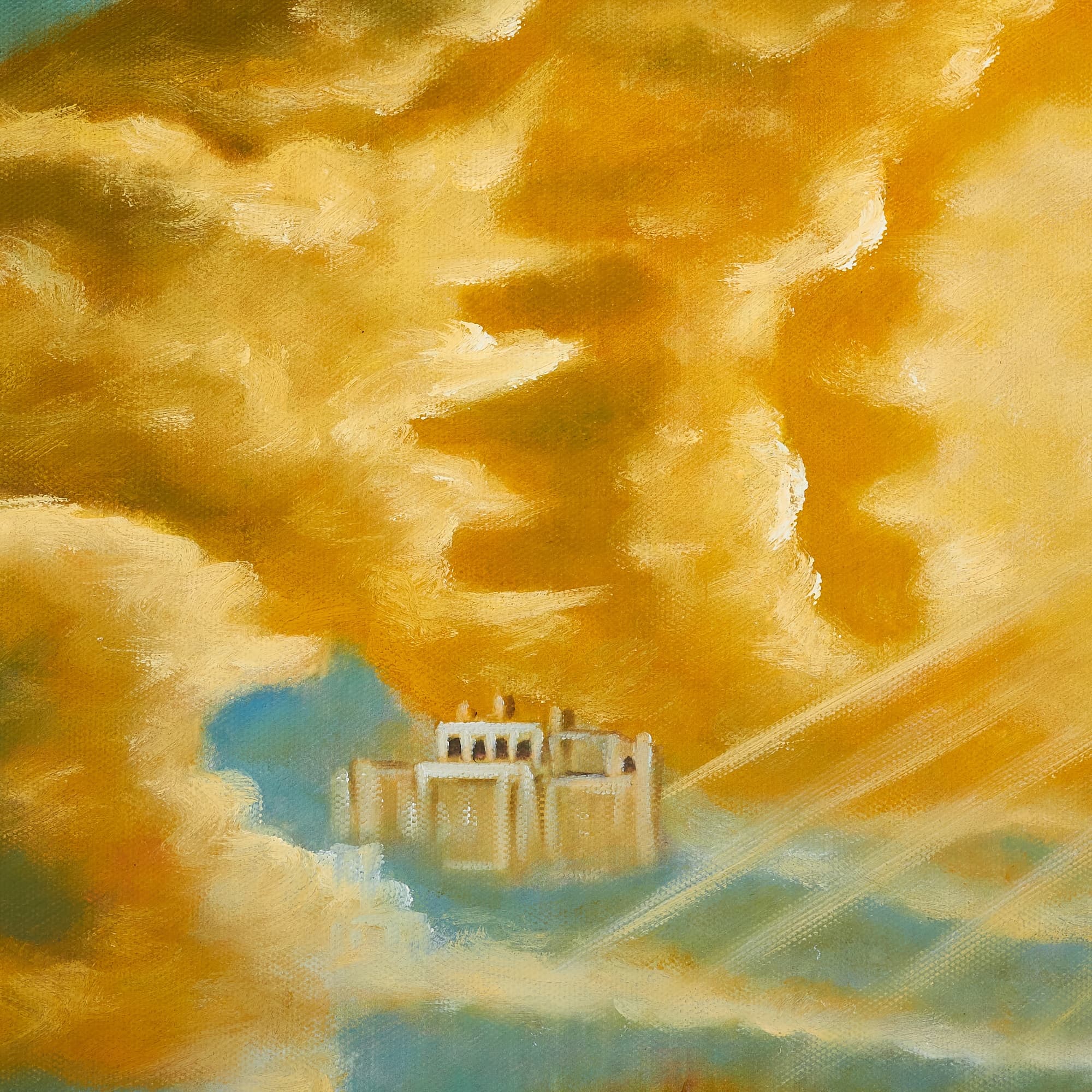 キリスト 聖画 天国からの招待 (80X60CM) 이미지 3