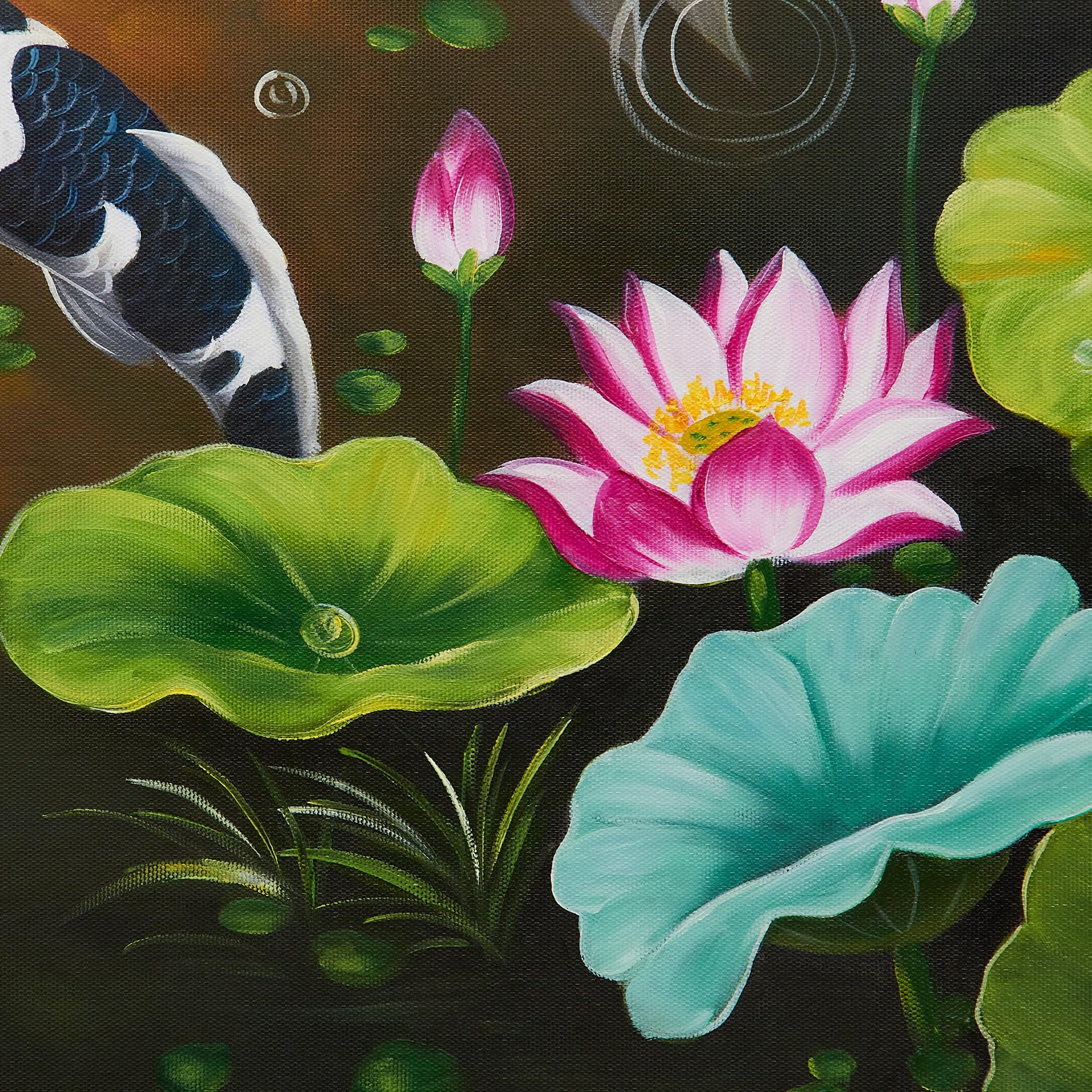 鯉の絵 7 (90X70CM) 이미지 6