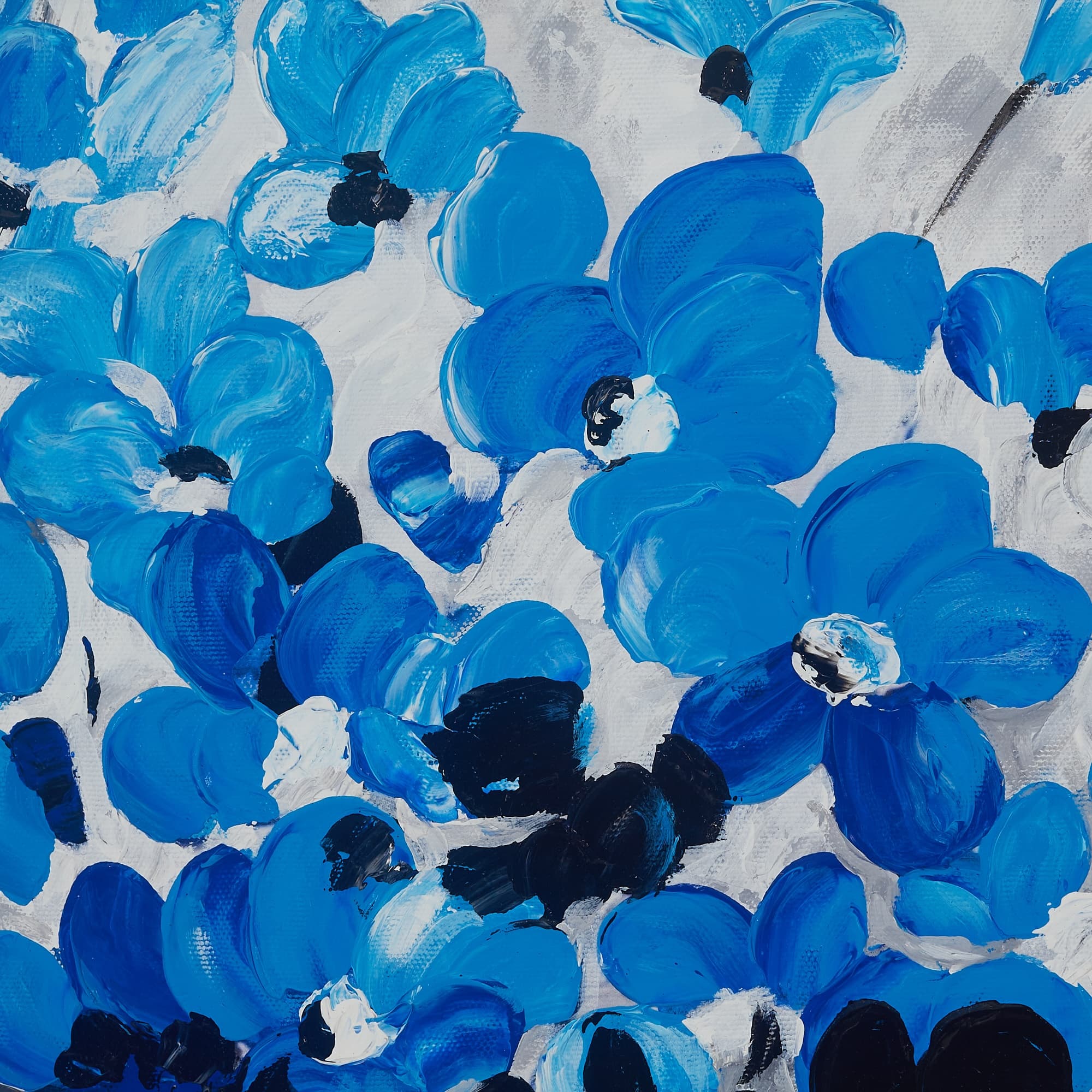 花の絵 (60X60CM) 이미지 2