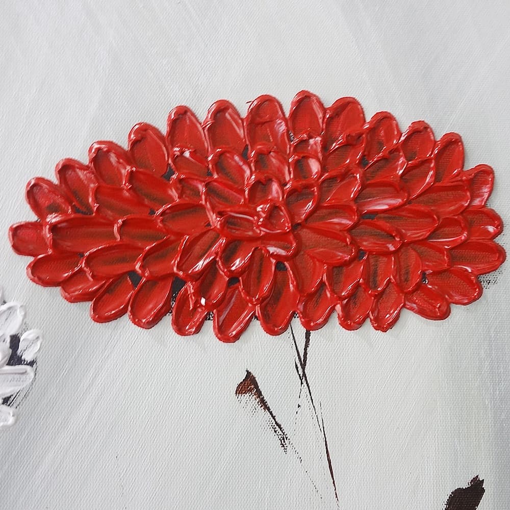 おしゃれな花の絵 2 (50X100CM) 이미지 2