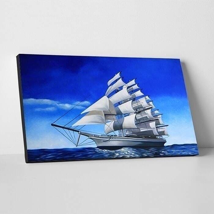 帆船の絵 3 (60X90CM) 이미지 2