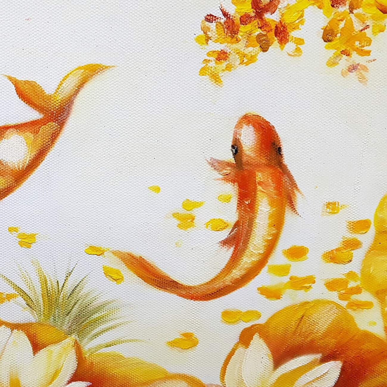 鯉の絵 11 (100X40CM) 이미지 5