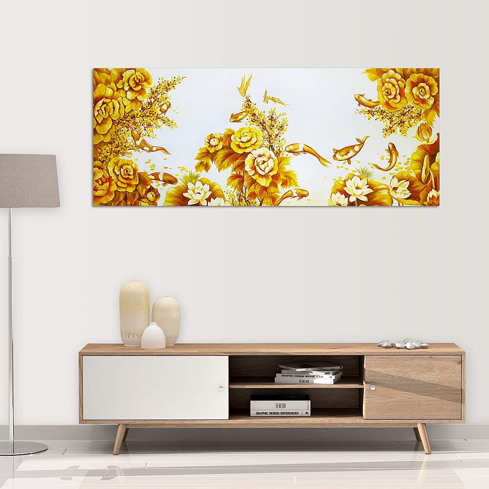 鯉の絵 11 (100X40CM) 이미지 8