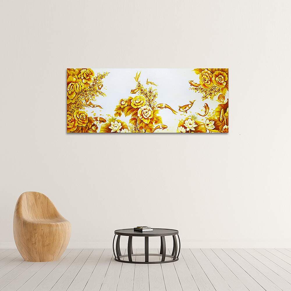 鯉の絵 11 (100X40CM) 이미지 7