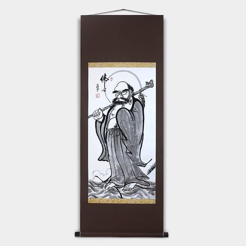 だるま 掛け軸 (45 X 118CM)