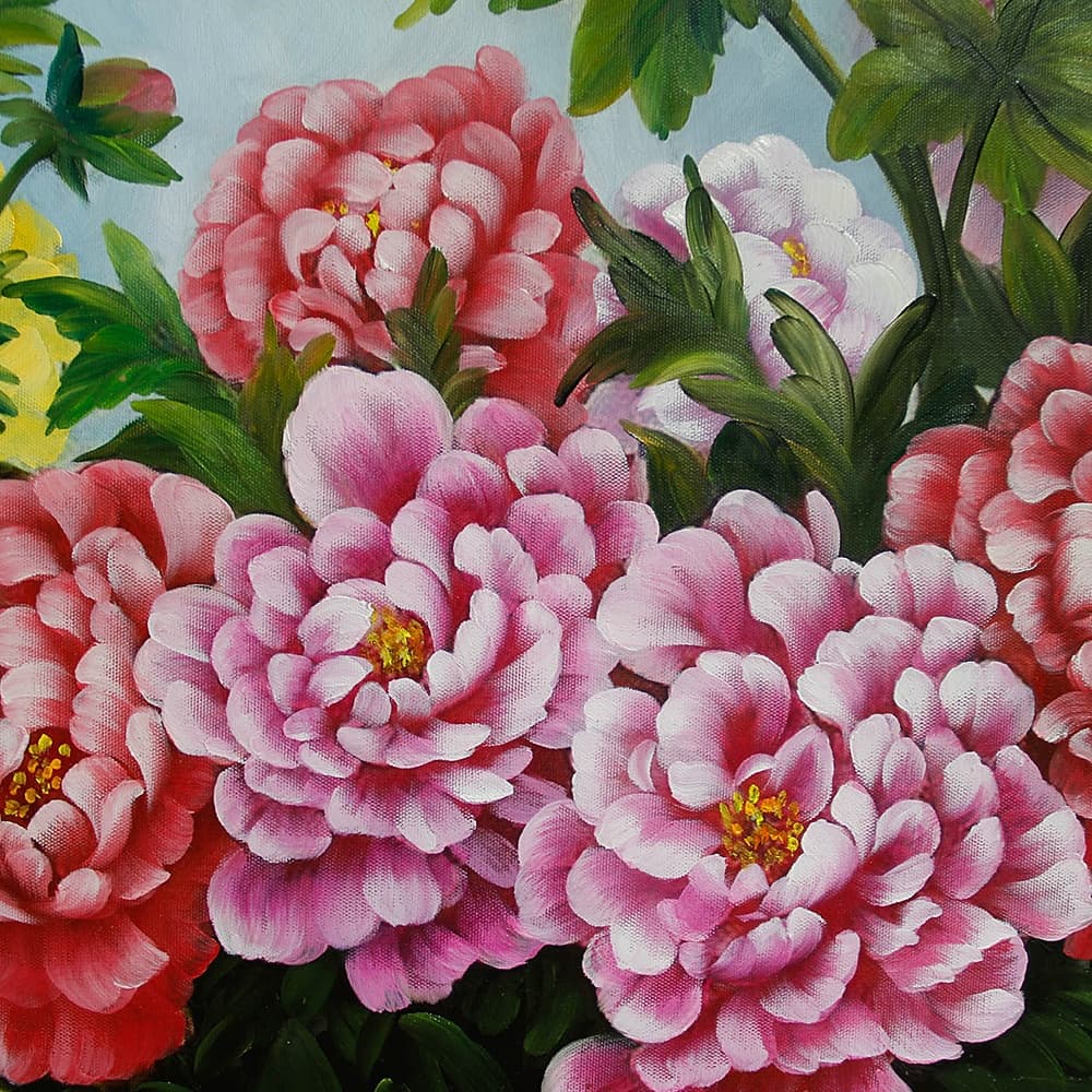 牡丹の絵 9 (60X80CM) 이미지 5