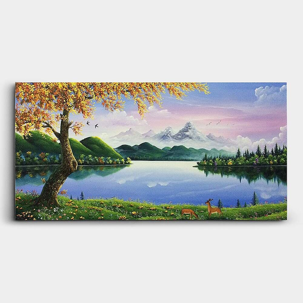 油絵 風景画 3 (100X50CM) 그림
