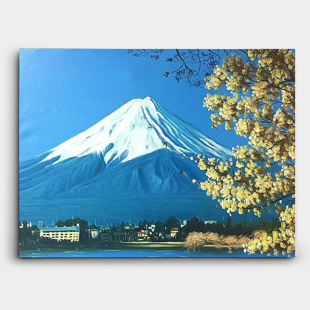 富士山 絵画 2 (80X60CM) 그림
