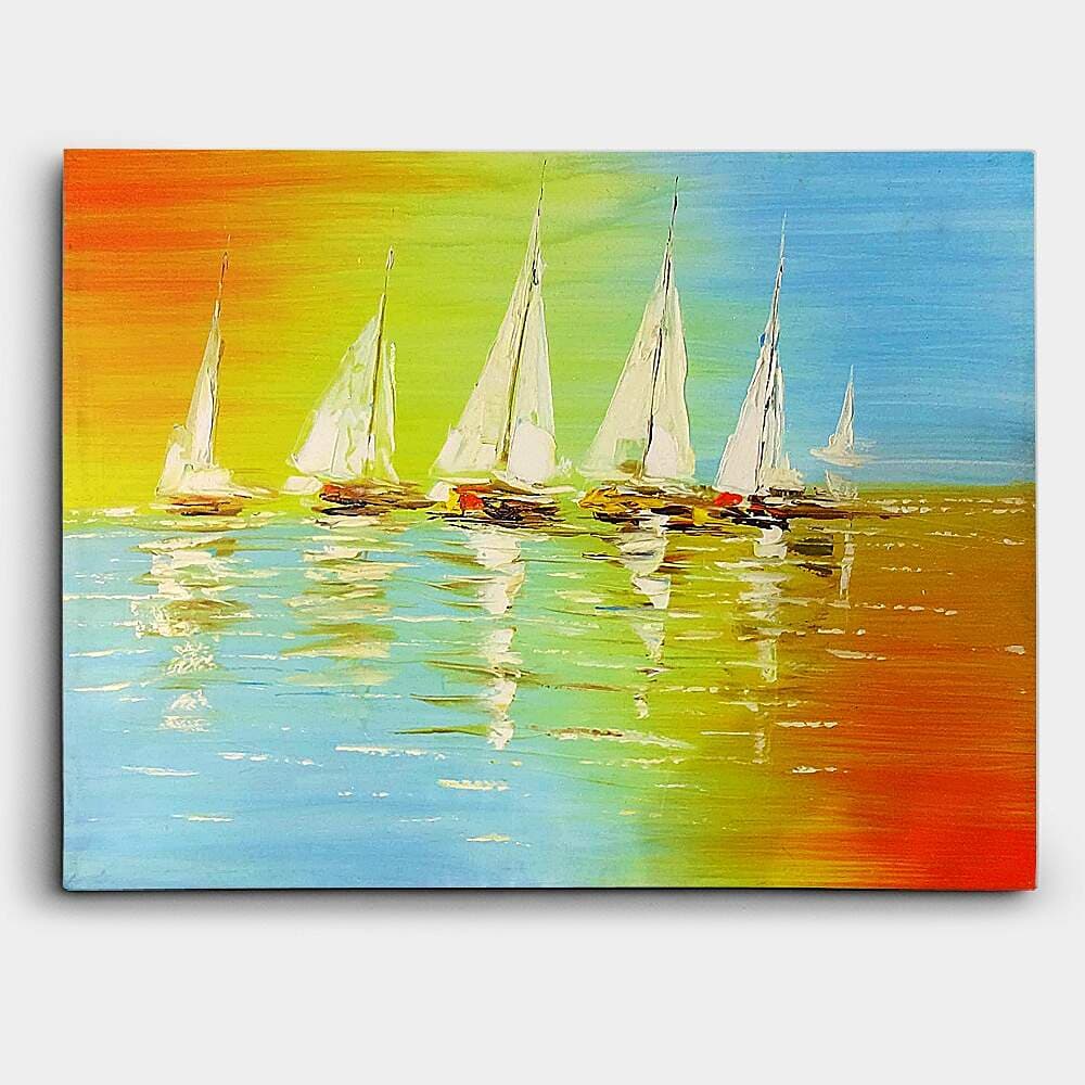 帆船の絵 (70X90CM) 그림
