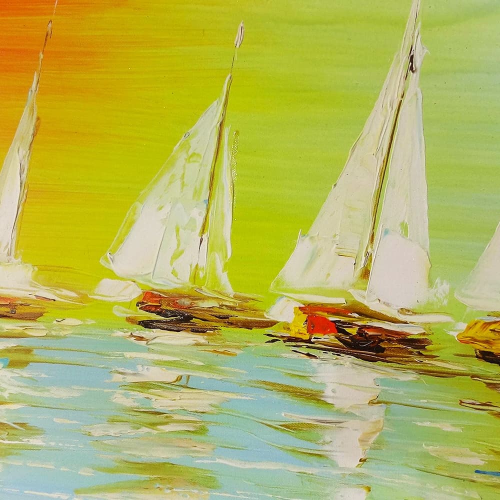 帆船の絵 (70X90CM) 이미지 3