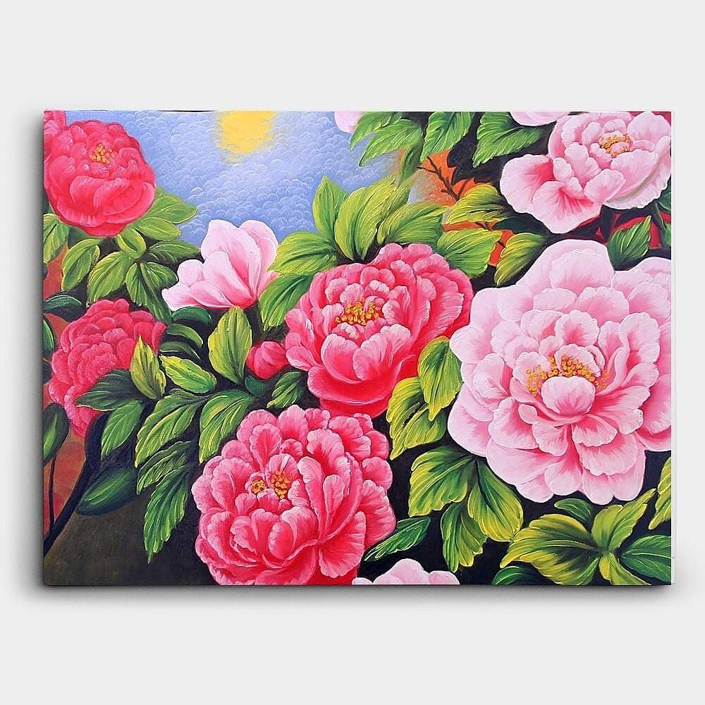 牡丹の絵 4 (50X70CM)