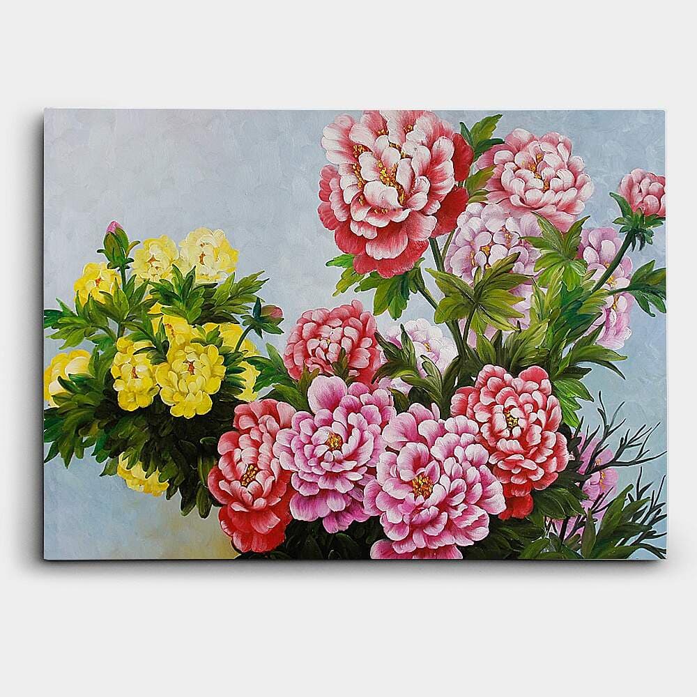 牡丹の絵 9 (60X80CM) 그림