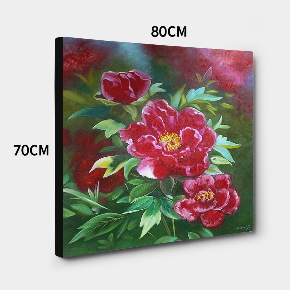 牡丹の絵 10 (70X80CM) 이미지 2