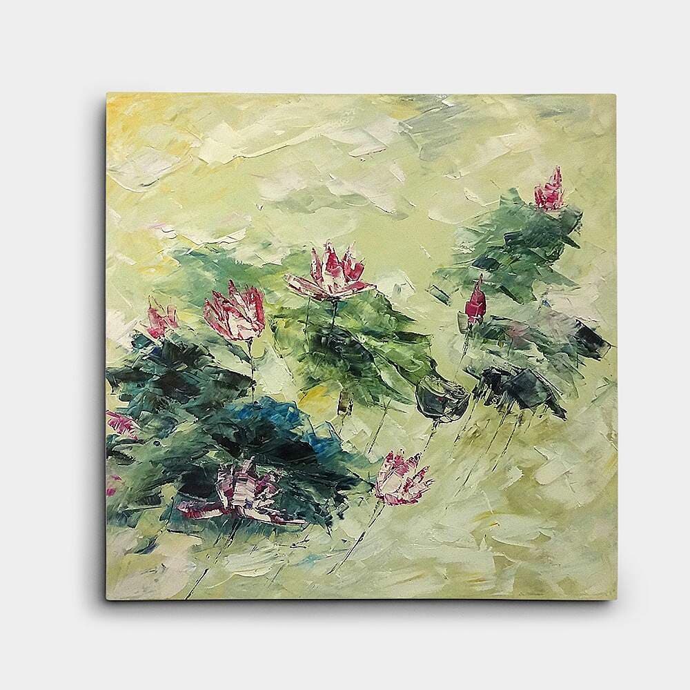 蓮の絵画 8 (70X70CM) 그림