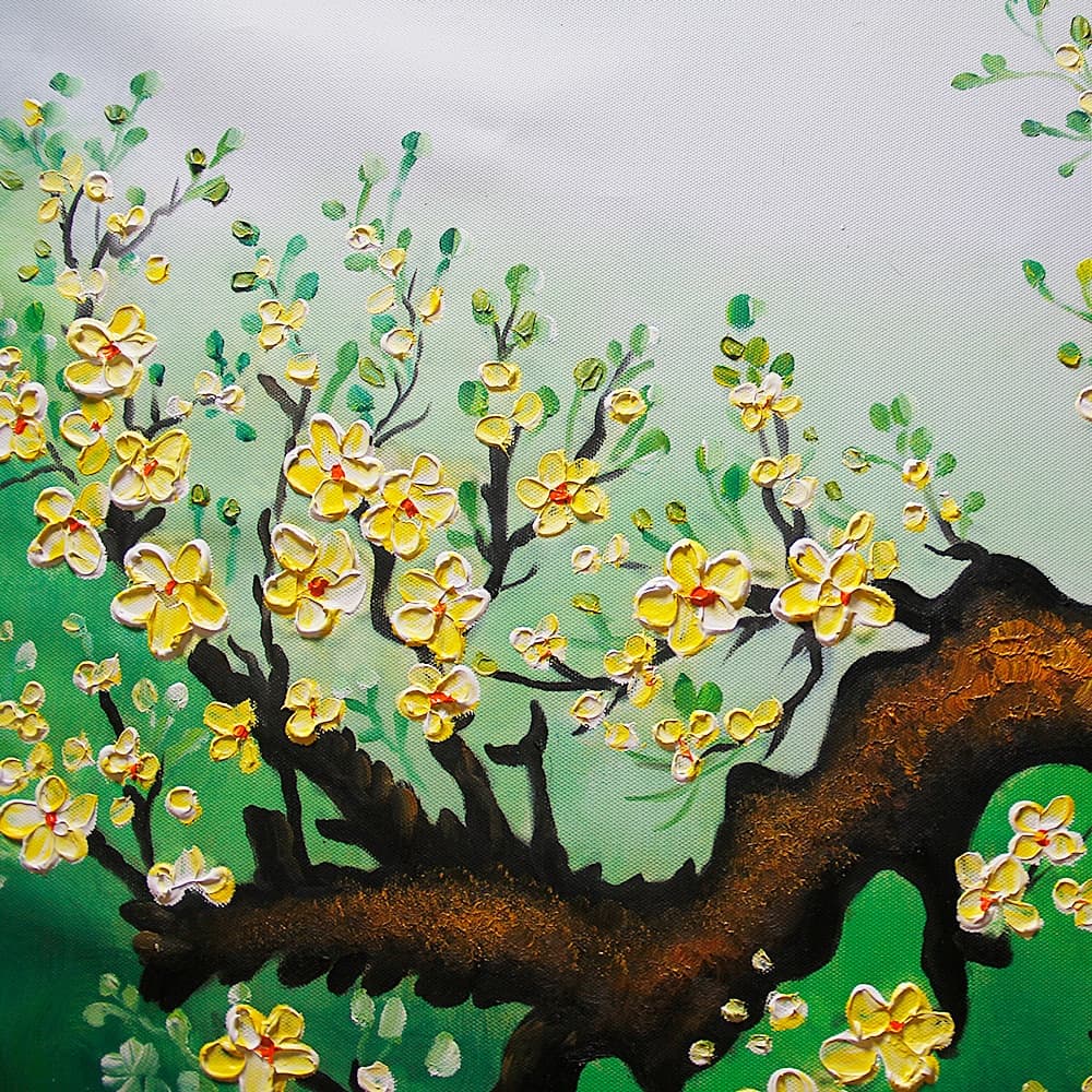 梅の花 絵画 (90X50CM) 이미지 7