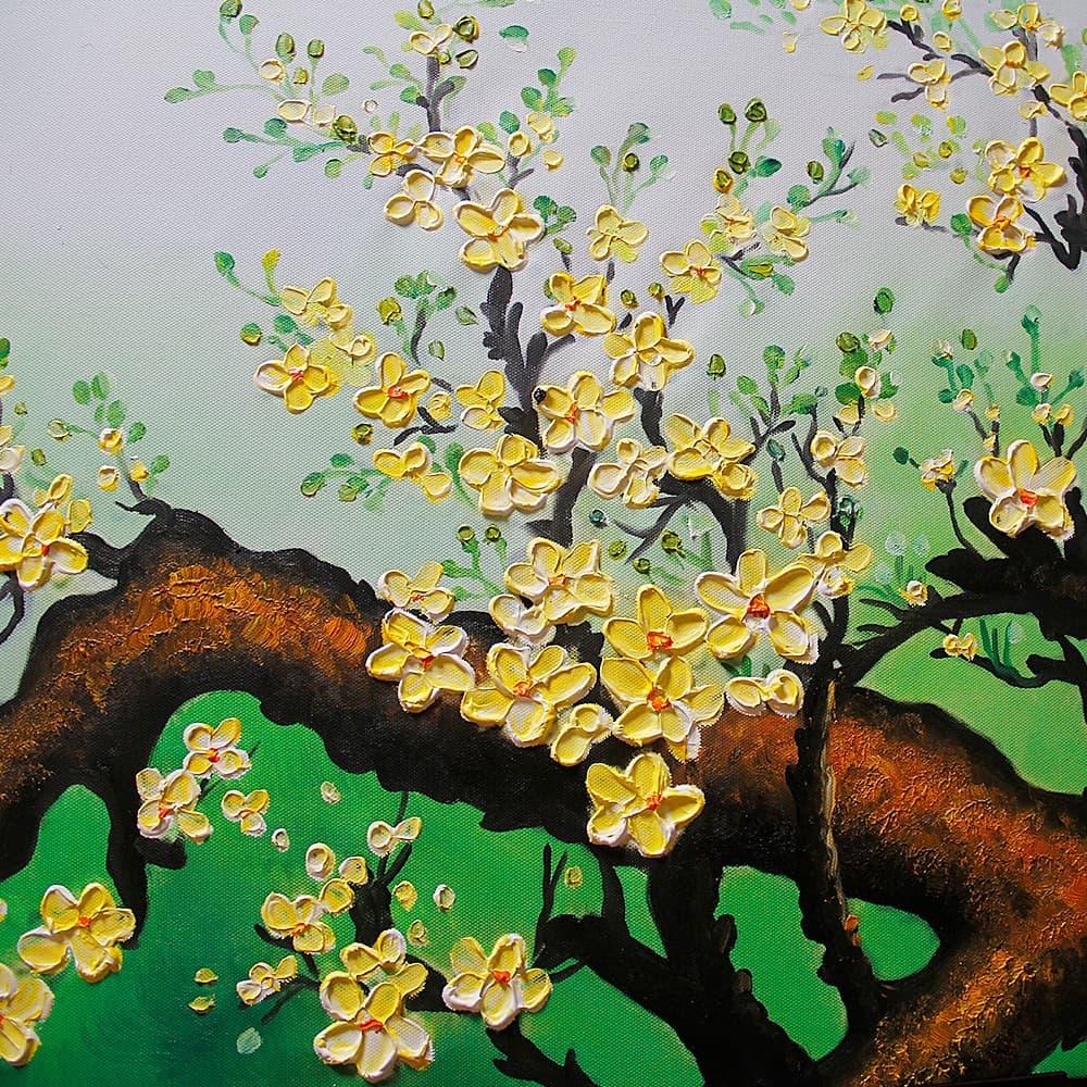 梅の花 絵画 (90X50CM) 이미지 6