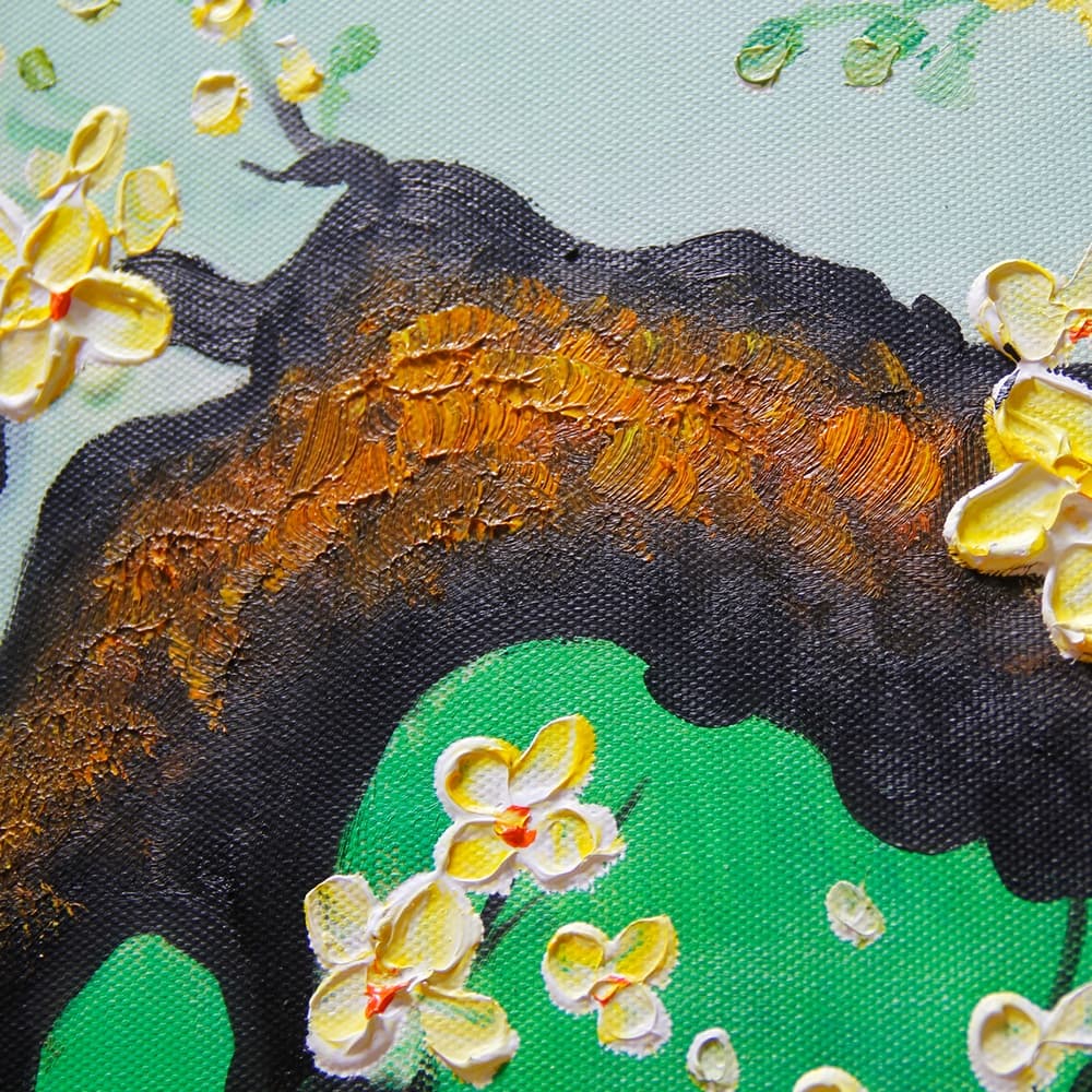 梅の花 絵画 (90X50CM) 이미지 5