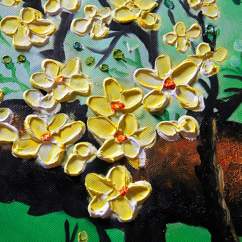 梅の花 絵画 (90X50CM) 이미지 4