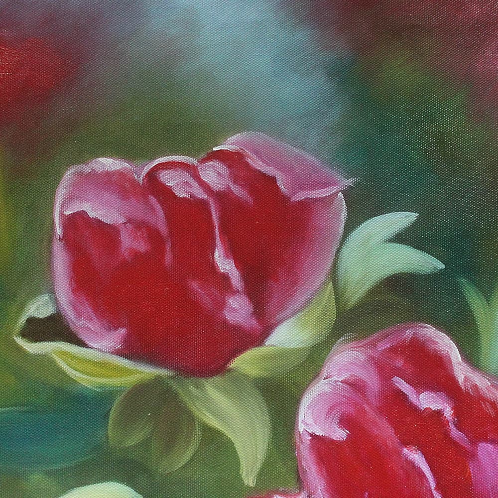 牡丹の絵 10 (70X80CM) 이미지 4