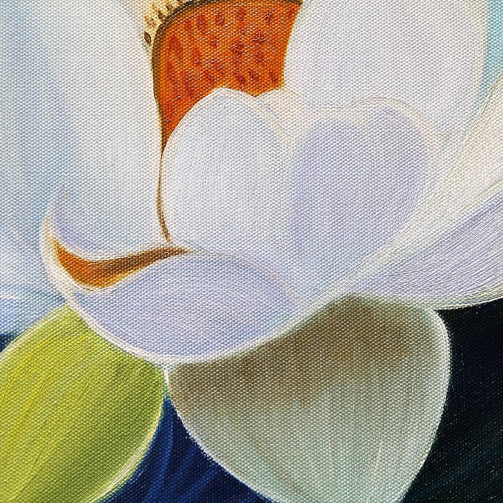 蓮の絵画 2 (50X60CM) 이미지 3