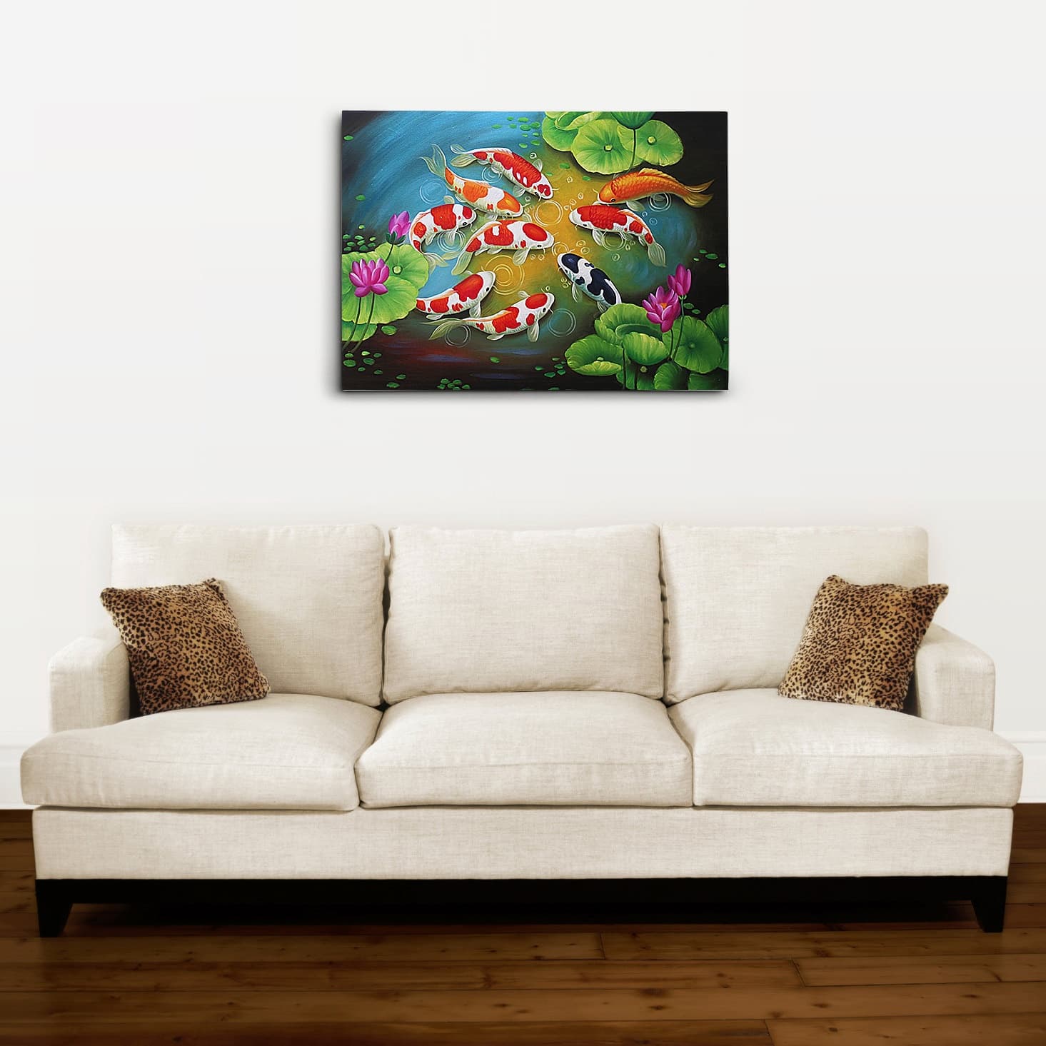 鯉の絵 2 – 風水インテリア絵画 이미지 5