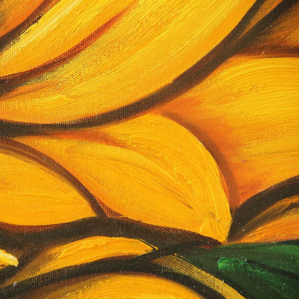 ひまわりの絵画 2 (50X50CM) 이미지 3