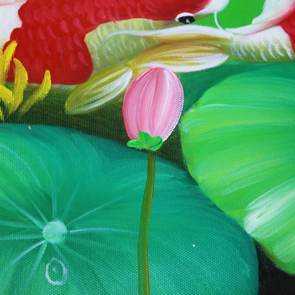 鯉の絵 風水 (80X60CM) 이미지 4