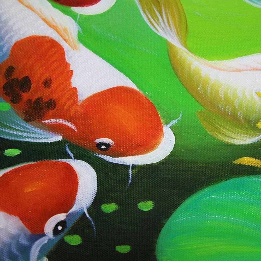 鯉の絵 風水 (80X60CM) 이미지 5