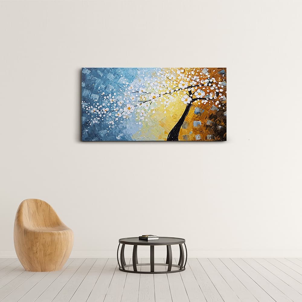 おしゃれな花の絵 (50X100CM) 이미지 6