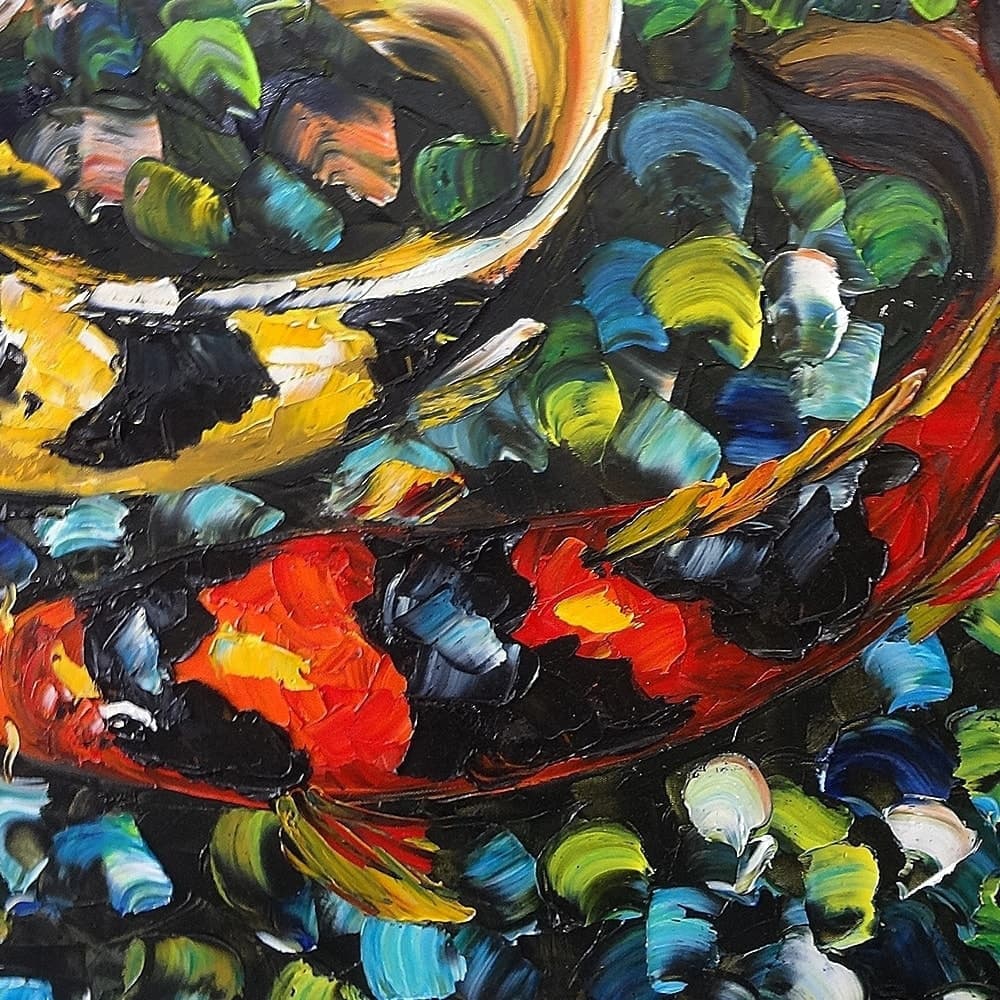 鯉の絵 4 (100X66CM) 이미지 4