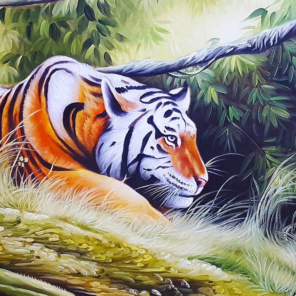 虎の絵 2 (90X60CM) 이미지 3