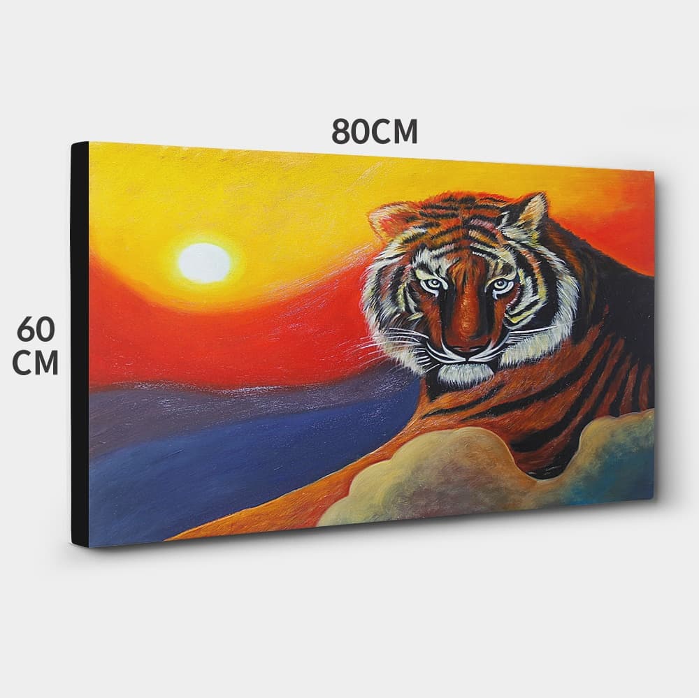 虎の絵 3 (80X60CM) 이미지 2