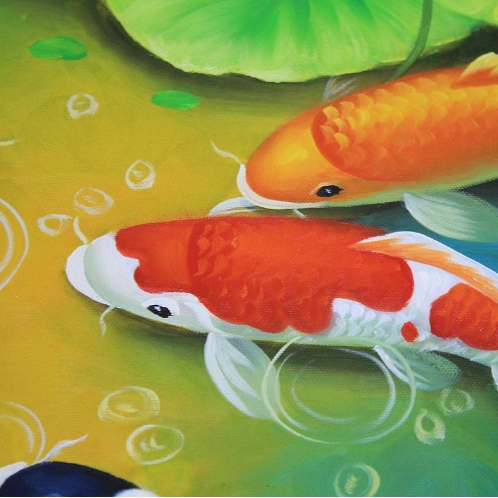鯉の絵 2 – 風水インテリア絵画 이미지 3