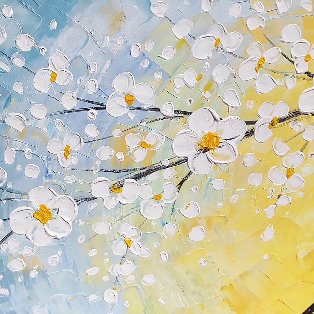 おしゃれな花の絵 (50X100CM) 이미지 3