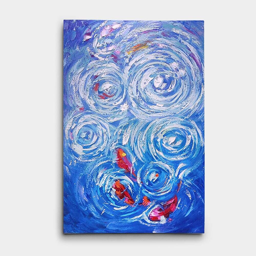 魚の絵 (70X105CM) 그림